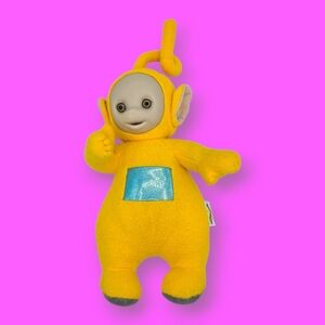 Vintage 1998 Playskool Teletubbies Laa-Laa Yellow Talking Plush Toy